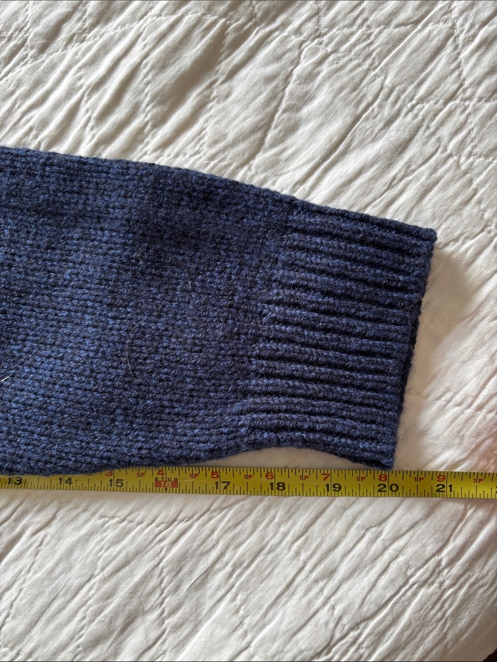 LL Bean Classic Ragg Wool  Sweater - Picture 5 of 7